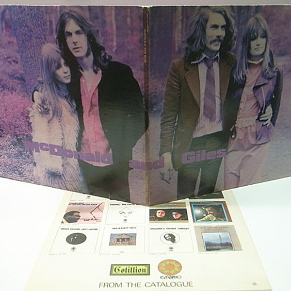 アナログＬＰ●米国盤】マクドナルド・アンド・ジャイルズ　★クリムゾン初期メンバー アナログLP○米国盤】マクドナルド・アンド・ジャイルズ
