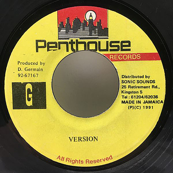 Don Carlos & Gold GHETTOLIVING レコード（東京レコード