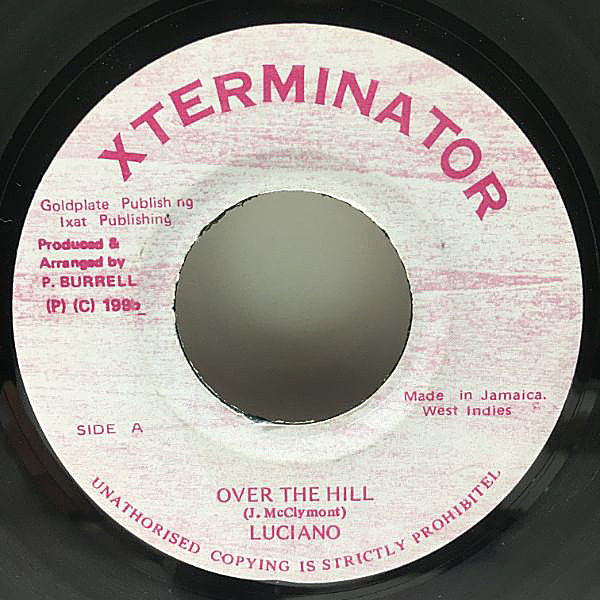 Luciano Over The Hill 7 Xterminator Waxpend Records