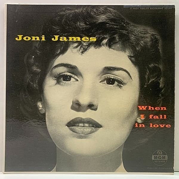 レコードメイン画像：概ね良好!! MONO 深溝 USオリジナル JONI JAMES When I Fall In Love ('55 MGM) ジョニ・ジェームス 名盤 米 初回 モノラル LP