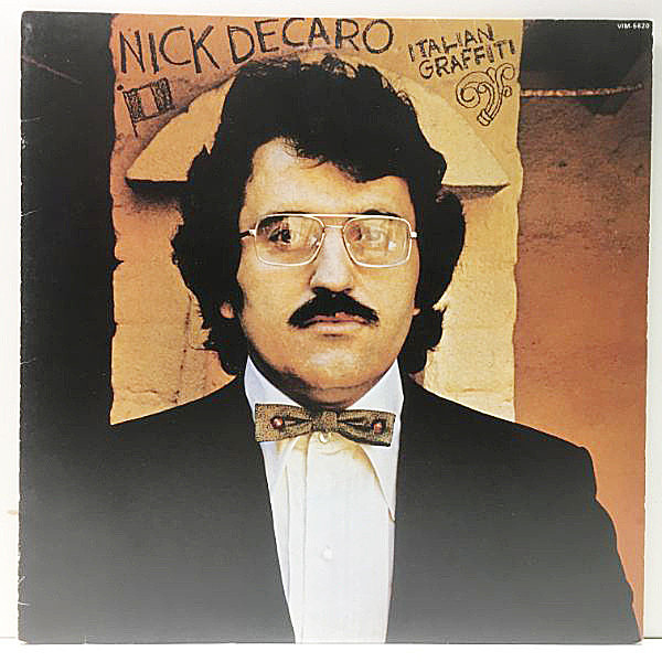 レコードメイン画像：JPNプレス NICK DeCARO Italian Graffiti (MCA) 解説直記載 w./リリックシート 天才アレンジャー、ニック・デカロ AOR 名盤 Lp