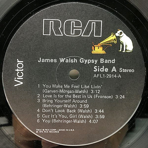 JAMES WALSH GYPSY BAND / Same (LP) / RCA Victor | WAXPEND