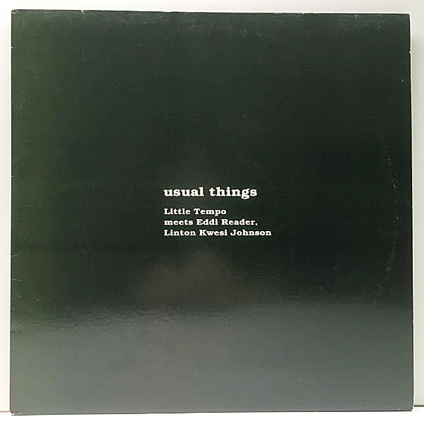 レコードメイン画像：極美盤!! LITTLE TEMPO Usual Things ('99 Cutting Edge) feat. EDDI READER / LINTON KWESI JOHNSON リトルテンポ 屈指の名盤 レコード