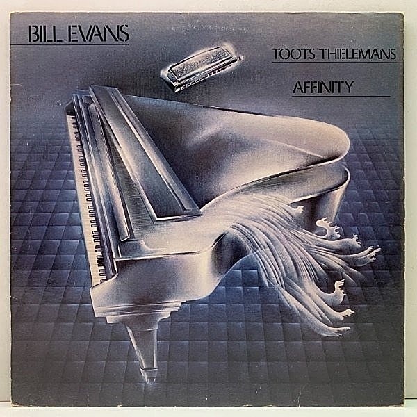 レコードメイン画像：良好!! 初版ボーダー USオリジナル BILL EVANS Affinity ('79 Warner Bros.) TOOTS THIELEMANSとの共演作 ビル・エヴァンス 米 初回プレス