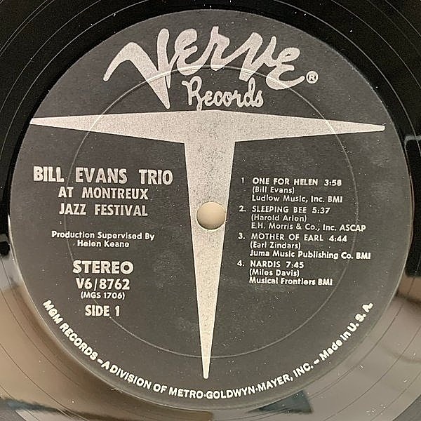 Bill Evans - Verve LP2枚セット　➕オマケ1枚 BILL EVANS / At The Montreux Jazz Festival (LP) / Verve | WAXPEND
