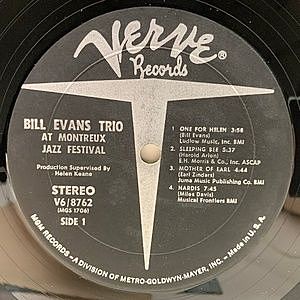 BILL EVANS / At The Montreux Jazz Festival (LP) / Verve | WAXPEND