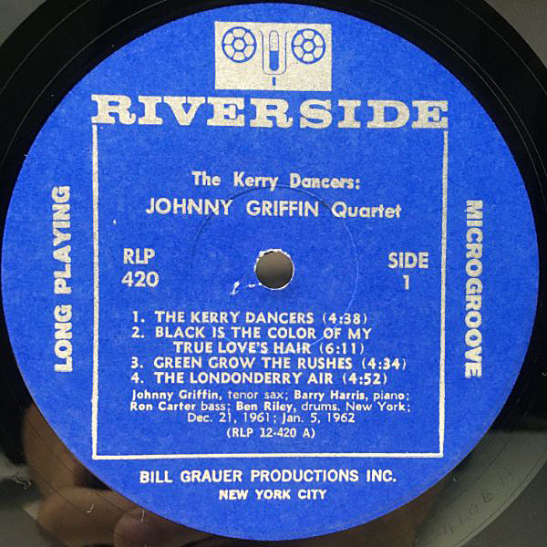 JOHNNY GRIFFIN / The Kerry Dancers (LP) / Riverside