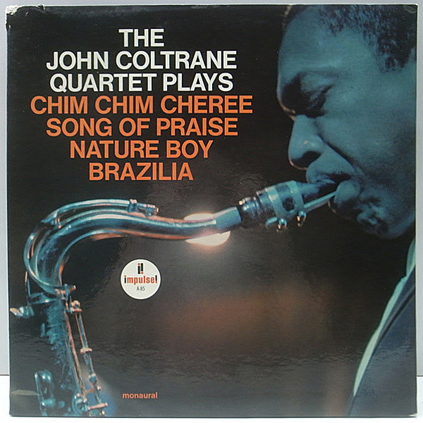レコードメイン画像：レア 白プロモ MONO 完全オリジナル JOHN COLTRANE QUARTET Plays ('65 Impulse 85) WHITE PROMO 良好!音抜群!
