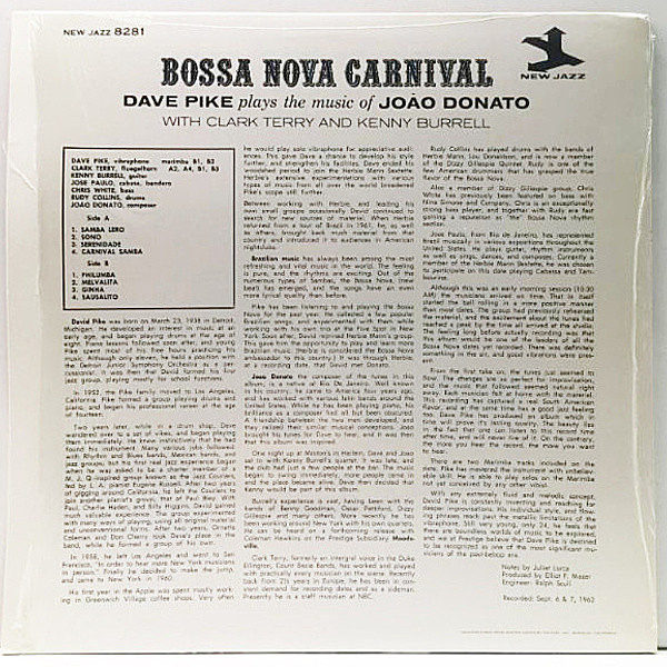 DAVE PIKE / Bossa Nova Carnival (LP) / New Jazz | WAXPEND RECORDS