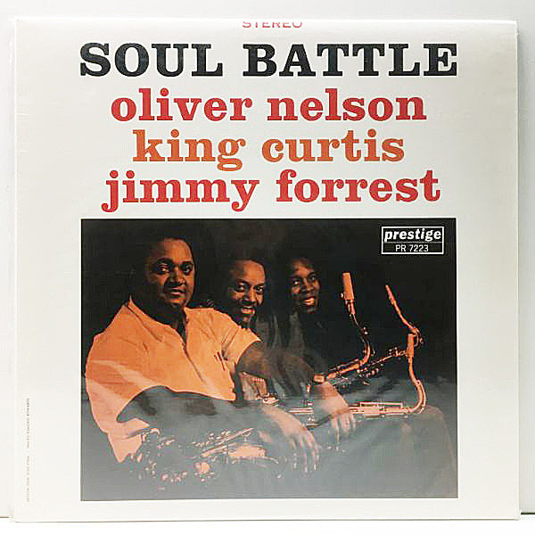 レコードメイン画像：美品『Soul Battle』OLIVER NELSON / KING CURTIS / JIMMY (OJC／Prestige 7223) Gene Casey, George Duvivier, Roy Haynes