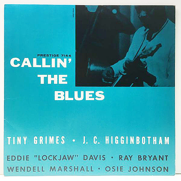 レコードメイン画像：美品 TINY GRIMES / J.C. HIGGINBOTHAM Callin The Blues (OJC／Prestige 7144) Eddie Davis, Ray Bryant, Wendell Marshall, Osie Johnson