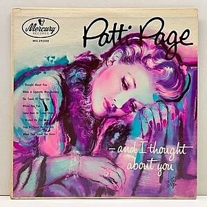 レコード画像：PATTI PAGE / And I Thought About You