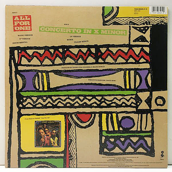 BRAND NUBIAN / All For One (12) / Elektra | WAXPEND RECORDS