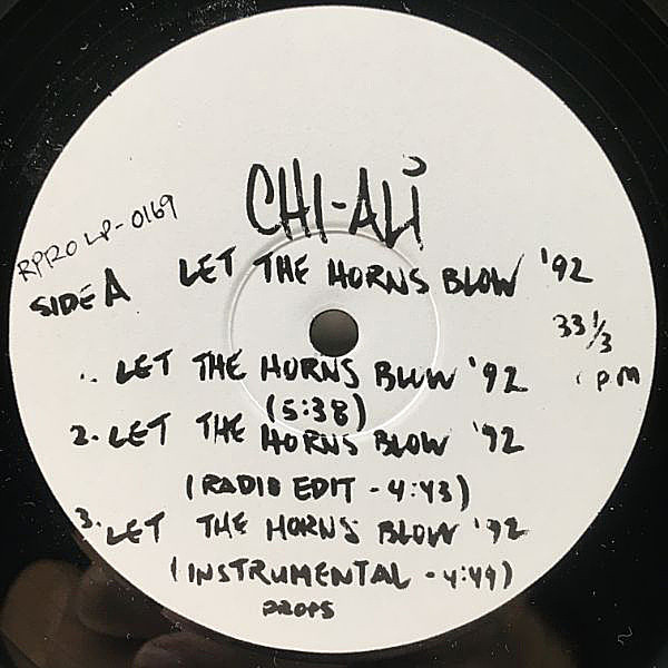 レコードメイン画像：このプロモで聴ける【KOOL & THE GANG／Dujiiネタ】CHI-ALI Let The Horns Blow '92 / Funky Lemonade '92 (Relativity) Native Tongues