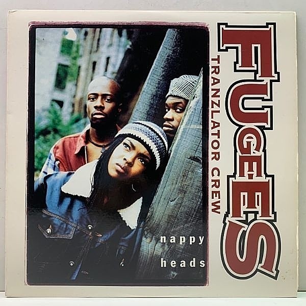 レコードメイン画像：美品 USオリジナル FUGEES Nappy Heads ('94 Ruffhouse) 1st Blunted On Reality からのカット LP Ver.に加えSALAAM REMIリミックスも収録