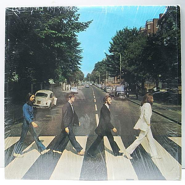 レコードメイン画像：シュリンク美品!! マト2/1 英国 UK初期プレス HER MAJESTY無し THE BEATLES Abbey Road ('69 Apple) コーティング・ジャケット