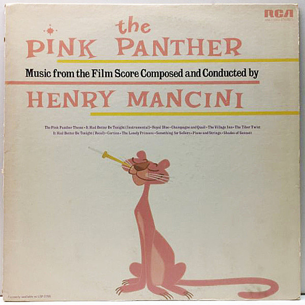 レコードメイン画像：良好盤!! USプレス HENRY MANCINI Pink Panther - OST ('73 RCA) ヘンリー・マンシーニ『ピンクの豹』ピンク・パンサー O.S.T. サントラ