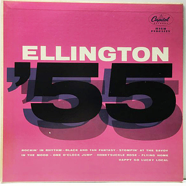 レコードメイン画像：【他楽団のヒット曲も採り上げた名曲集】白プロモ リング付 MONO 米オリジナル DUKE ELLINGTON '55 (Capitol) JIMMY HAMILTON, CLARK TERRY