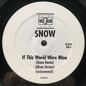 レコード画像：SNOW / If This World Were Mine / Mash Up Da Nation