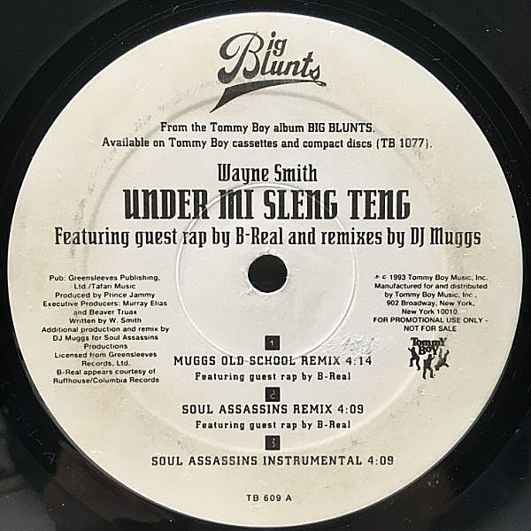 レコードメイン画像：【レゲエ界革命の重要作】レア プロモ US Orig. WAYNE SMITH Under Mi Sleng Teng ('93 Tommy Boy) AARON NEVILLE Hercules サンプリング