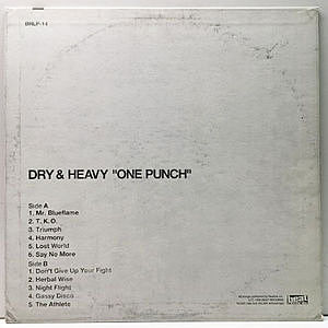 DRY & HEAVY / One Punch (LP) / Beat | WAXPEND RECORDS