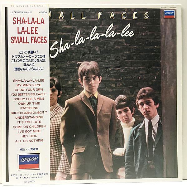 レコードメイン画像：帯付き 良好!! SMALL FACES Sha-La-La-La-Lee ('81 London) スモール・フェイセス／シャ・ラ・ラ・ラ・リー 名曲を網羅したベスト・コンピ
