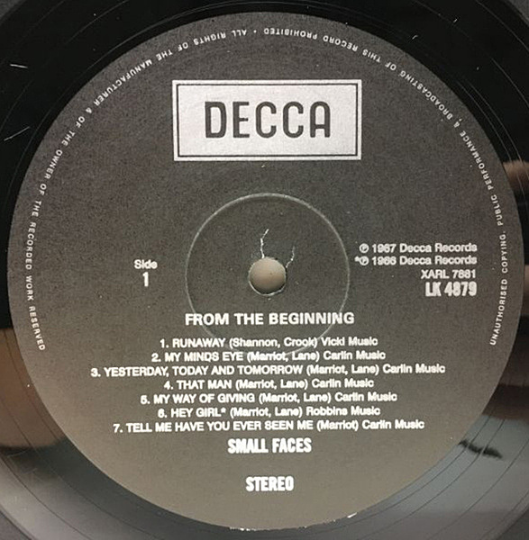 SMALL FACES スモール・フェイセス LP レコード - メルカリ