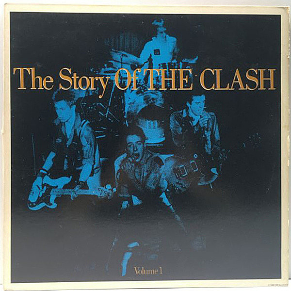 レコードメイン画像：【米青ジャケット】2Lp USオリジナル The Story Of The Clash Volume 1 ('88 Epic E2 44035) クラッシュの遍歴をたどる名曲を網羅！全28曲