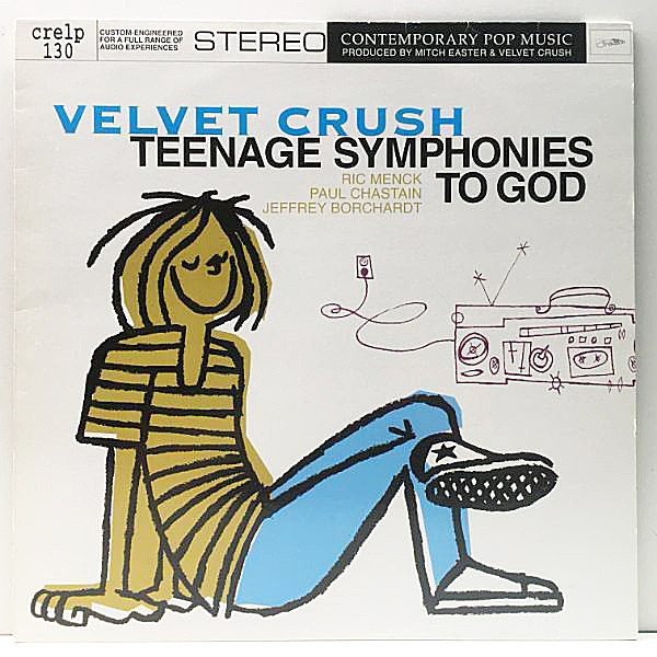レコードメイン画像：【UKオンリー！'94年オリジナル】良好!! VELVET CRUSH Teenage Symphonies To God (Creation CRELP 130) Lp 初版 アナログ