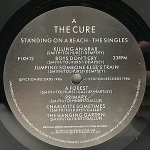 CURE / Standing On A Beach・The Singles (LP) / Fiction