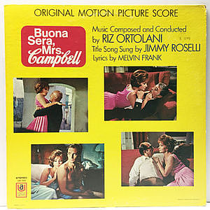 レコード画像：RIZ ORTOLANI / Buona Sera, Mrs. Campbell (O.S.T.)