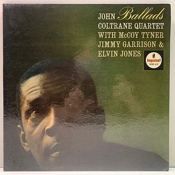 レコードメイン画像：美再生!美ジャケット! MONO 橙ツヤ JOHN COLTRANE Ballads (Impulse A-32) ジョン・コルトレーン 不朽のバラード集 米モノラル LP