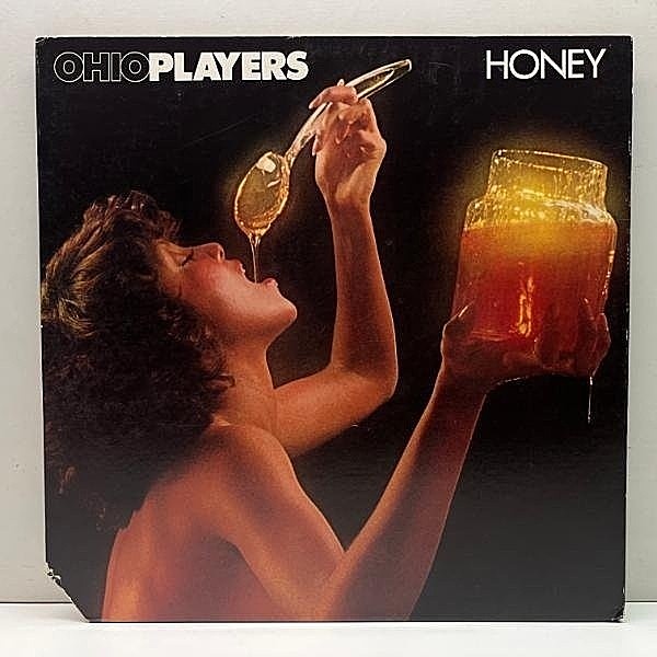 レコードメイン画像：USオリジナル STERLING刻印 OHIO PLAYERS Honey ('75 Mercury) オハイオ・プレイヤーズ代表作 Sweet Sticky Thing サンプリング Sexyジャケ