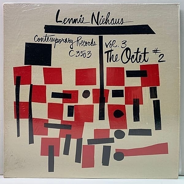 レコードメイン画像：パーフェクト極美品!! 2色刷り US 完全オリジナル LENNIE NIEHAUS Vol. 3 : The Octet #2 ('55 Contemporary) BILL HOLMAN, PETE JOLLY