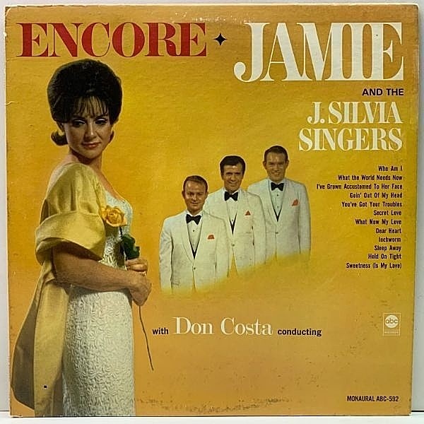レコードメイン画像：MONO 米オリジナル JAMIE AND THE J.SILVIA SINGERS Encore ('67 ABC) DON COSTAによるジャジーで秀逸なアレンジが絶品！米 モノラル LP