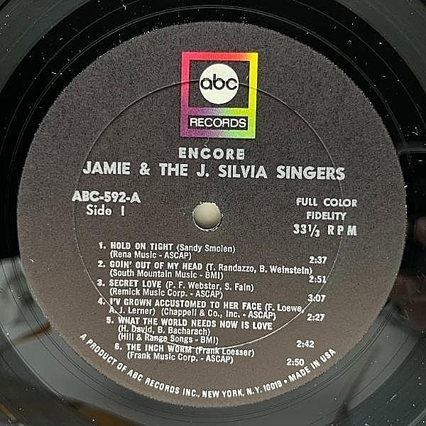 JAMIE AND THE J.SILVIA SINGERS / Encore (LP) / ABC | WAXPEND