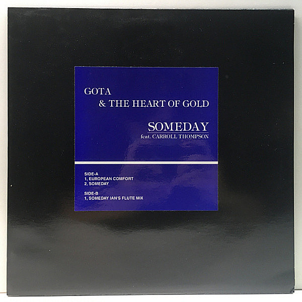 レコードメイン画像：【Feat. CARROLL THOMPSON】美品 12インチ 屋敷豪太 GOTA & THE HEART OF GOLD Someday Ian's Flute Mix / European Confort 名作!!