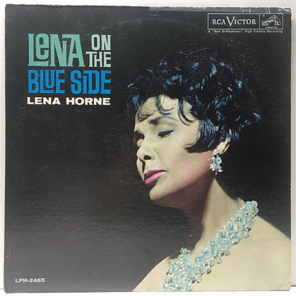 レコードメイン画像：良好盤!! MONO ニッパー犬 深溝 1Sマト USオリジナル LENA HORNE Lena On The Blue Side ('62 RCA) レナ・ホーン 米 モノラル Lp