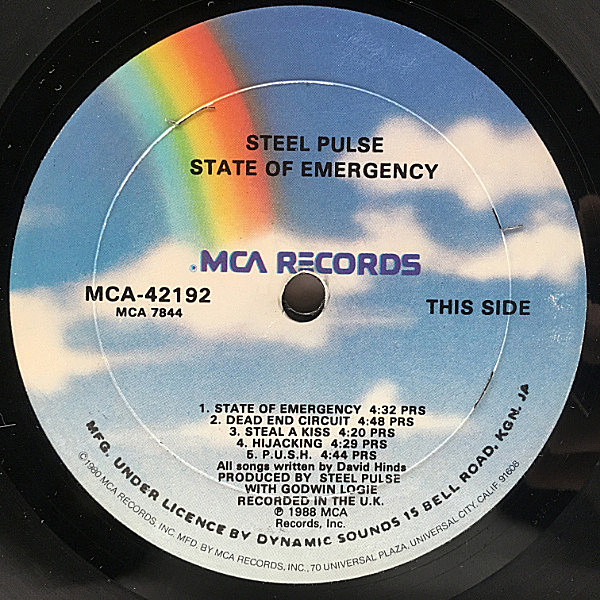 LP盤 STEEL PULSE 2枚 レゲエ