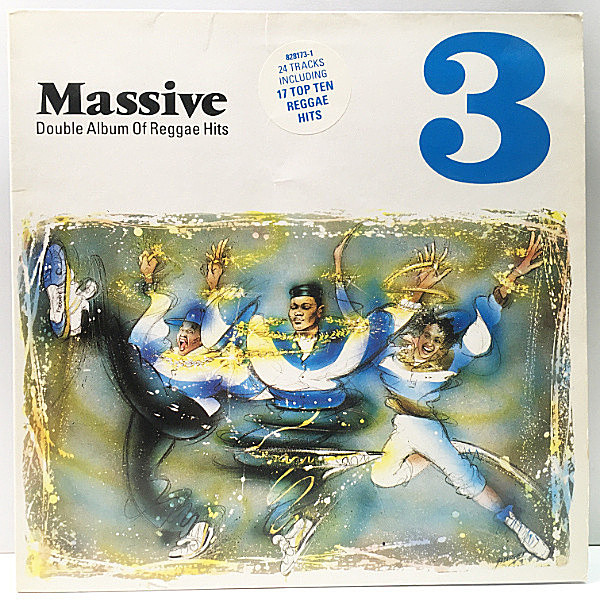 レコードメイン画像：【名曲満載！24曲】'89年 2Lp アナログはUKオンリー Massive 3 Double Album Of Reggae Hits | Kofi - John McClean, Deborahe Glasgow