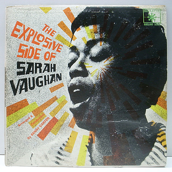 レコードメイン画像：良好盤!! MONO 初版 2色ラベル USオリジナル SARAH VAUGHAN The Explosive Side Of ('63 Roulette) グルーヴィ・人気盤 モノラル LP