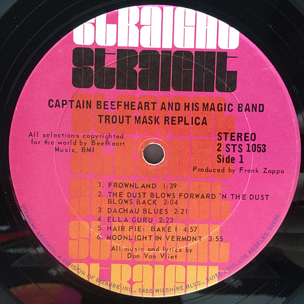 Zappa& Beefheart LPレコード　US盤 Zappa& Beefheart LPレコード US盤