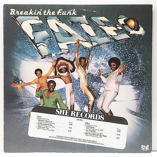 レコードメイン画像：良好!! プロモ USオリジナル FAZE-O Breakin' The Funk ('79 She) OHIO PLAYERSのCLARENCE SATCHELLがプロデュース