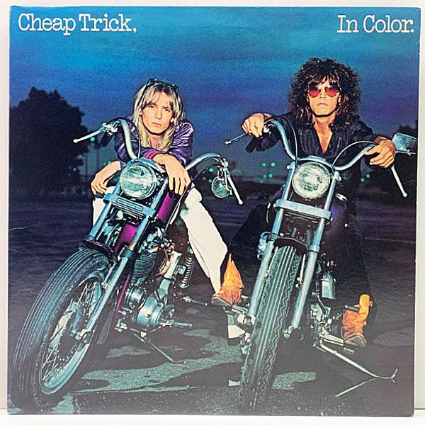 レコードメイン画像：極美品!! USオリジナル 初版 PE規格 橙Lbl. STERLING刻印 CHEAP TRICK In Color ('77 Epic) 甘い罠 ドラムブレイク『蒼ざめたハイウェイ』