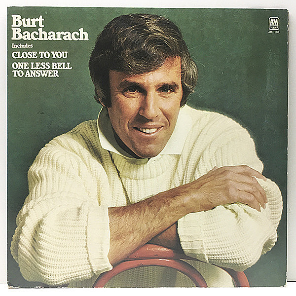 レコードメイン画像：美盤!! 初版キング 深溝 JPNオリジナル BURT BACHARACH Same ('71 A&M AML 100) バート・バカラック Close To You 遥かなる影 ほか