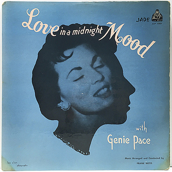 レコードメイン画像：激レア!幻盤! MONO 深溝 USオリジナル GENIE PACE Love In A Midnight Mood ('56 Jade) ジニー・ペイス 1st デビュー作 初回プレス Lp