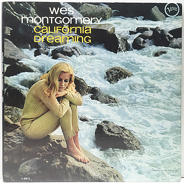 レコードメイン画像：レアな美品!! MONO CAオリジナル WES MONTGOMERY California Dreaming ('66 Verve V-8672) モノラル GFゲートフォルド HERBIE HANCOCK ほか