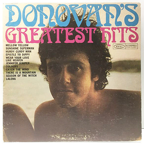 レコードメイン画像：【BEASTIE BOYS／Car Thiefネタ】オリジナル BXN規格 黄ラベル DONOVAN Donovan's Greatest Hits ('69 Epic) Hurdy Gurdy Man ほか