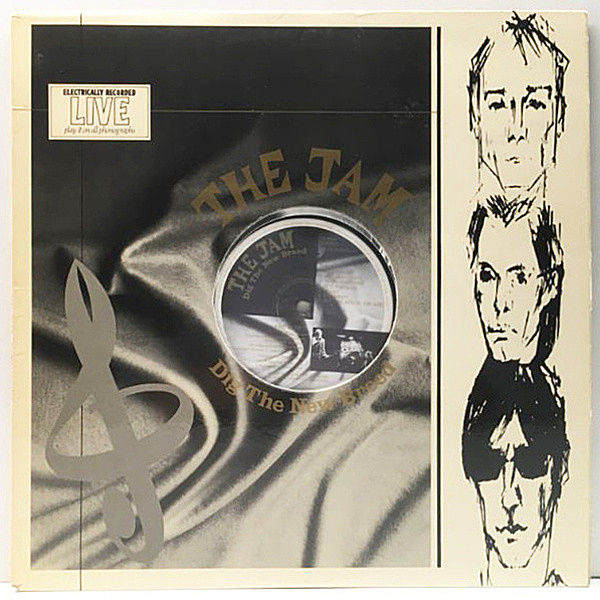 レコードメイン画像：良好!! UKオリジナル THE JAM Dig The New Breed ('82 Polydor) 風格あるフリップバック・コーティング仕様 Lp ジャム ライヴ名演集