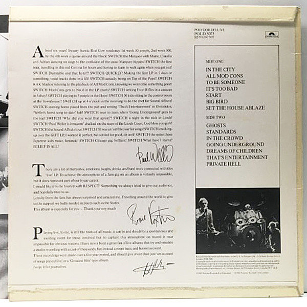 JAM / Dig The New Breed (LP) / Polydor | WAXPEND RECORDS